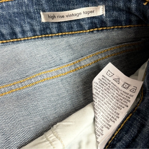 Wrangler High Rise Vintage Taper Jeans Medium Wash Size 10 Western Style - Picture 11 of 12